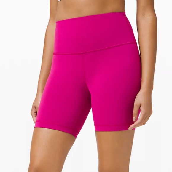 lululemon athletica Pants - PERFECT Lululemon Wunder Train High Rise Short 6”, 10, ripened raspberry